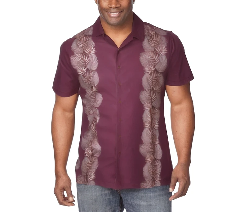 KingSize Big & Tall Short Sleeve Island Shirt