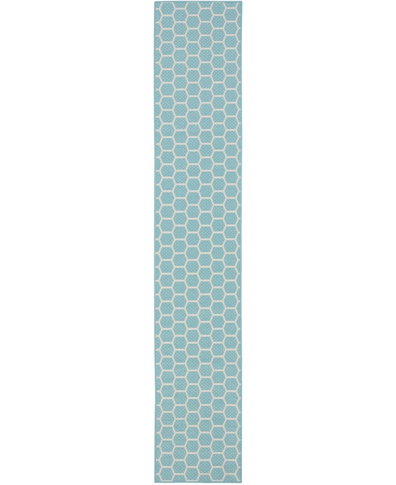 Nourison Home Twist Reversible TWS01 2'2"x12' Runner Area Rug