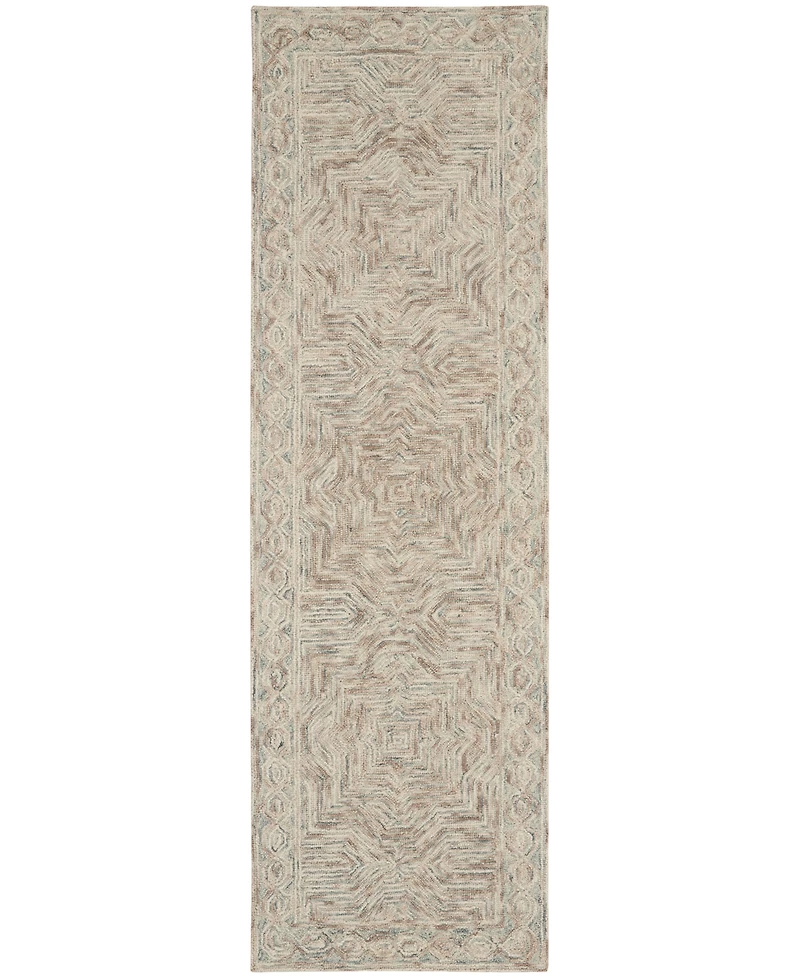 Nourison Home Interlock ITL03 2'3"x7'6" Runner Area Rug