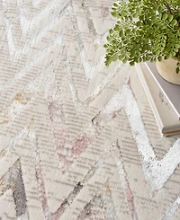 Nourison Home Glitz GLZ05 2'3"x7'6" Runner Area Rug