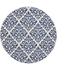 Nourison Home Grafix GRF06 5'3"x5'3" Round Area Rug