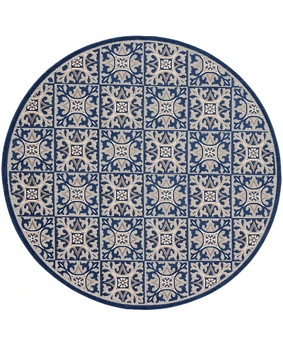 Nourison Home Aloha ALH34 7'10"x7'10" Round Area Rug