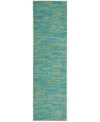Nourison Home Nourison Essentials NRE01 2'2''x18' Runner Outdoor Area Rug