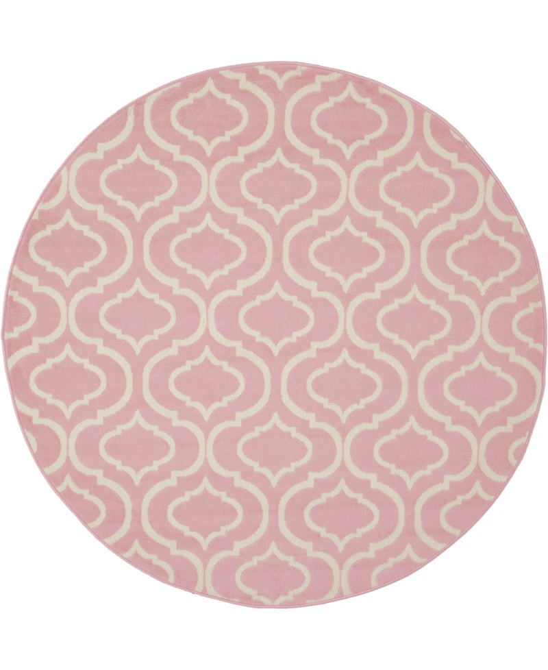 Nourison Home Jubilant JUB19 5'3"x5'3" Round Area Rug