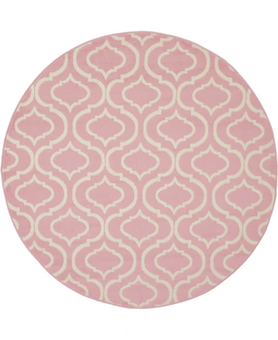 Nourison Home Jubilant JUB19 5'3"x5'3" Round Area Rug