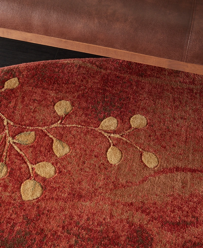 Nourison Home Somerset ST74 7'9"x7'9" Round Area Rug