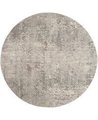 Nourison Home Quarry QUA03 7'10"x7'10" Round Area Rug