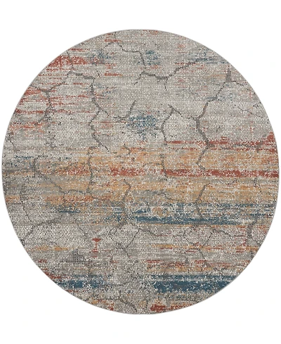 Nourison Home Rustic Textures RUS11 7'10"x7'10" Round Area Rug