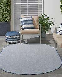 Nourison Home Courtyard COU01 5'x8' Oval Area Rug