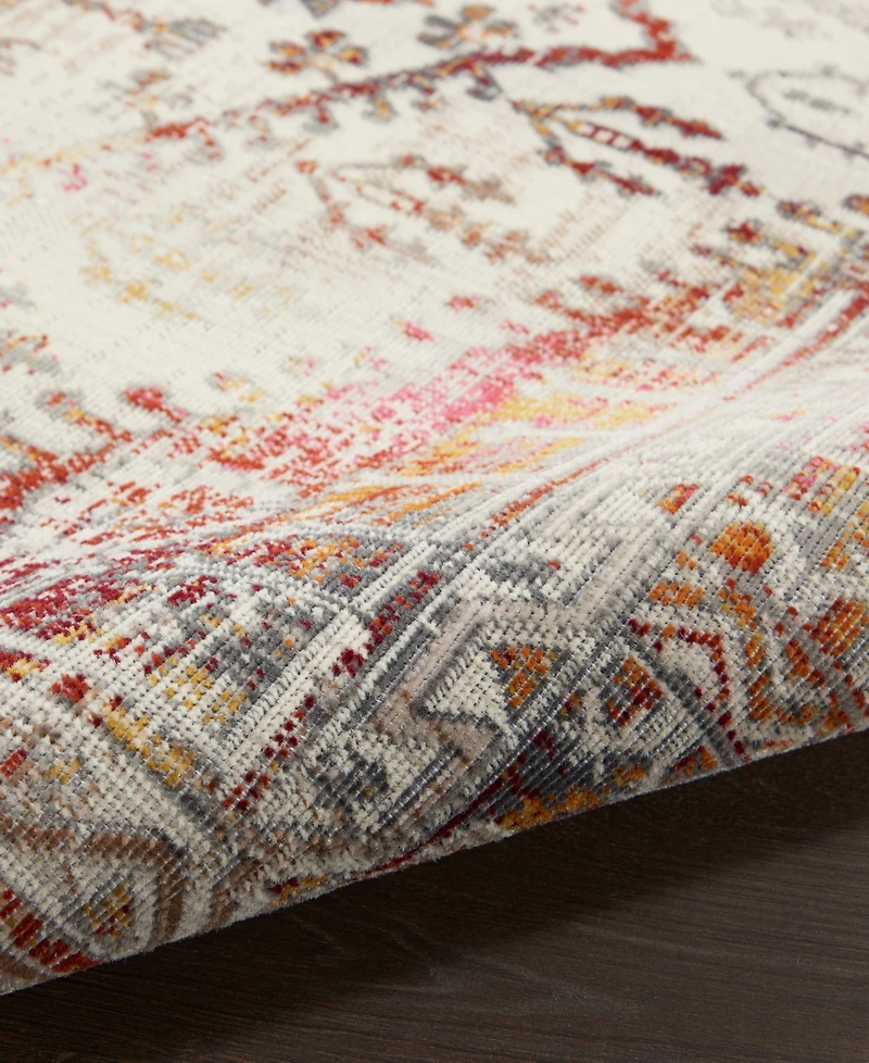 Nourison Home Vintage Kashan VKA08 6'x6' Round Area Rug