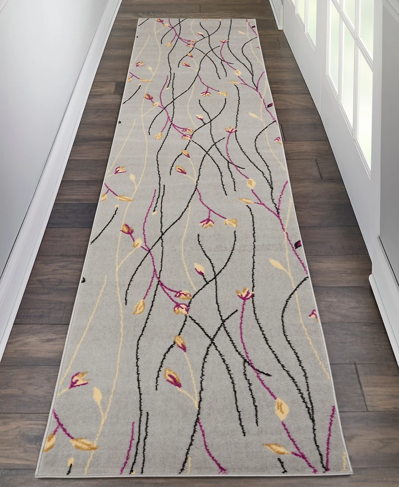 Nourison Home Grafix GRF15 2'3"x10' Runner Area Rug