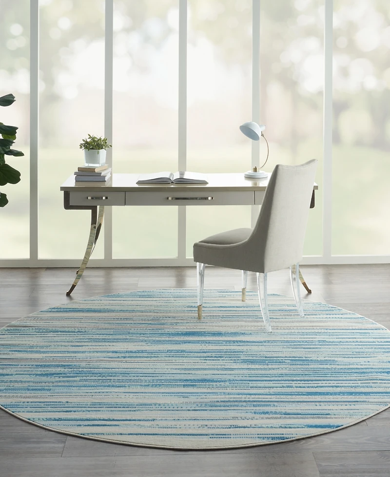 Nourison Home Jubilant JUB04 8'x8' Round Area Rug