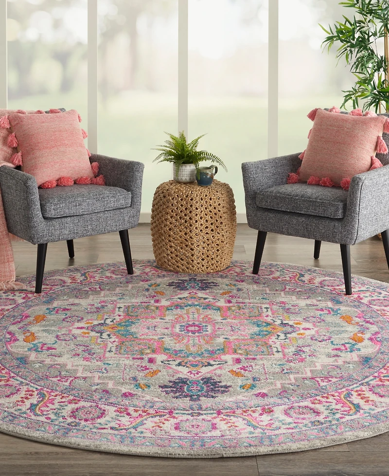 Nourison Home Passion PSN20 8'x8' Round Area Rug