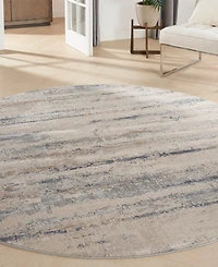 Nourison Home Rustic Textures RUS04 7'10"x7'10" Round Area Rug