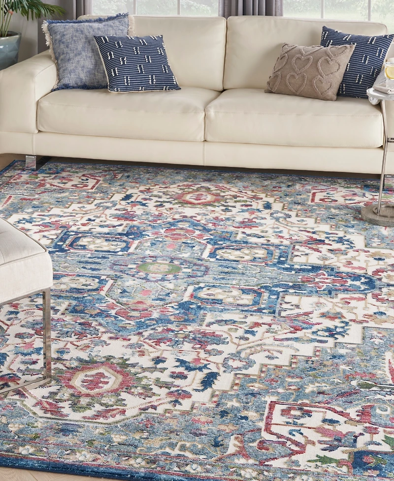 Nourison Home Ankara Global ANR15 7'10"x9'10" Area Rug