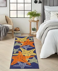 Nourison Home Aloha ALH28 2'3"x8' Runner Area Rug