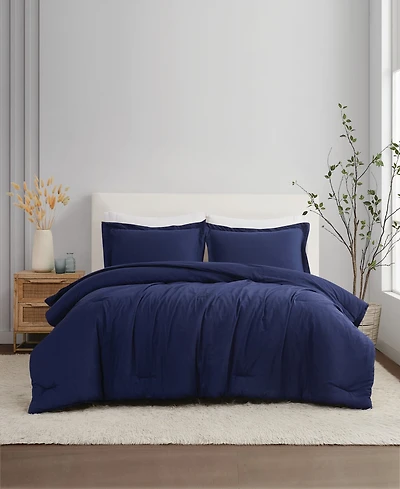 Brookyln Loom 100% Linen Cover 3-Pc. Comforter Set