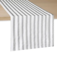 Kate Spade New York Hand Painted Shirting Stripe Table Runner, 15"x 72"