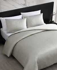 Closeout! Vera Wang Speckled Satin Weave 3-Pc. Comforter Set