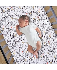 Bedtime Originals Snoopy Love 3-Piece Infant Baby Nursery Crib Bedding Set