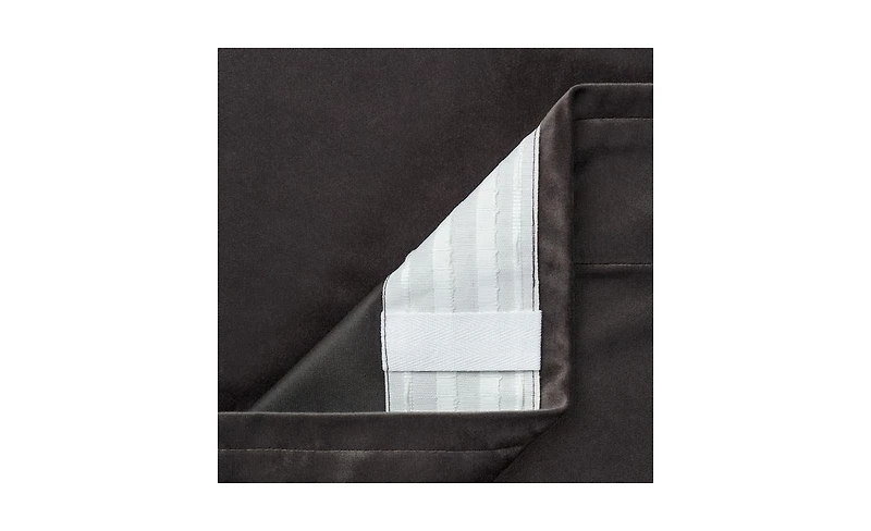 Chanasya Premium 2-Panel Blackout Velvet Curtains