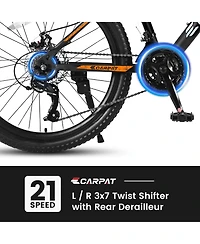 Streamdale 26" Mountain Bike, Shimano 21-Speed, Disc Brakes, Steel Frame