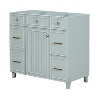 36" Bathroom Vanity-Blue