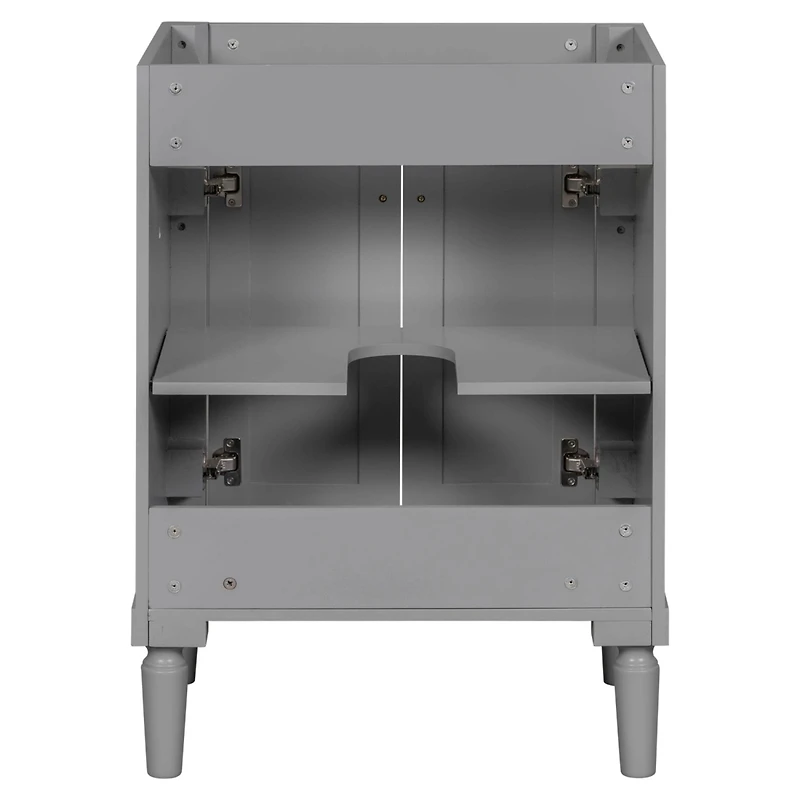 24'' Modern Bathroom Vanity Cabinet with 2 Soft-Close Doors