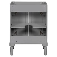 24'' Modern Bathroom Vanity Cabinet with 2 Soft-Close Doors