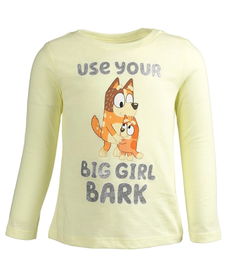 Bluey Toddler Girls 2 Pack T-Shirts