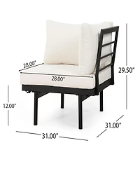 Streamdale Theo 5-Seater Outdoor Sectional Sofa
