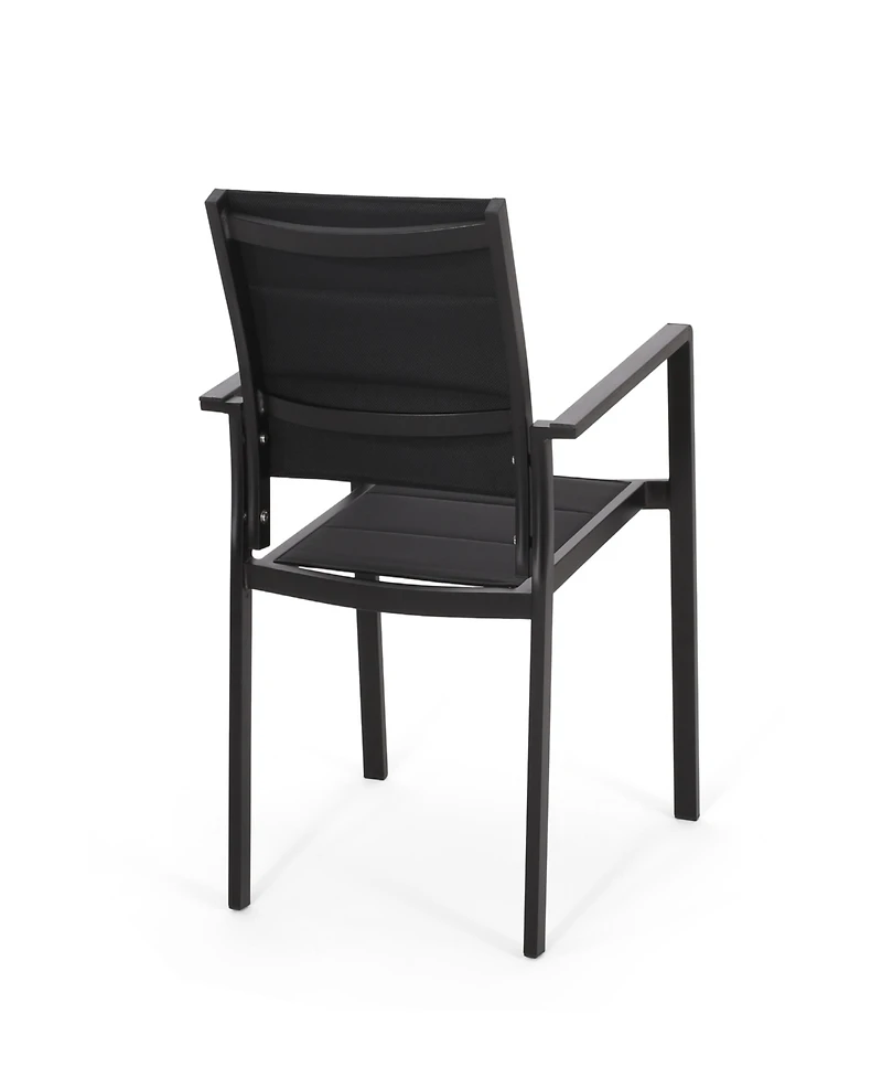 Streamdale Modern Aluminum Mesh Dining Chairs (Indoors/Outdoors)