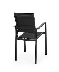 Streamdale Modern Aluminum Mesh Dining Chairs (Indoors/Outdoors)