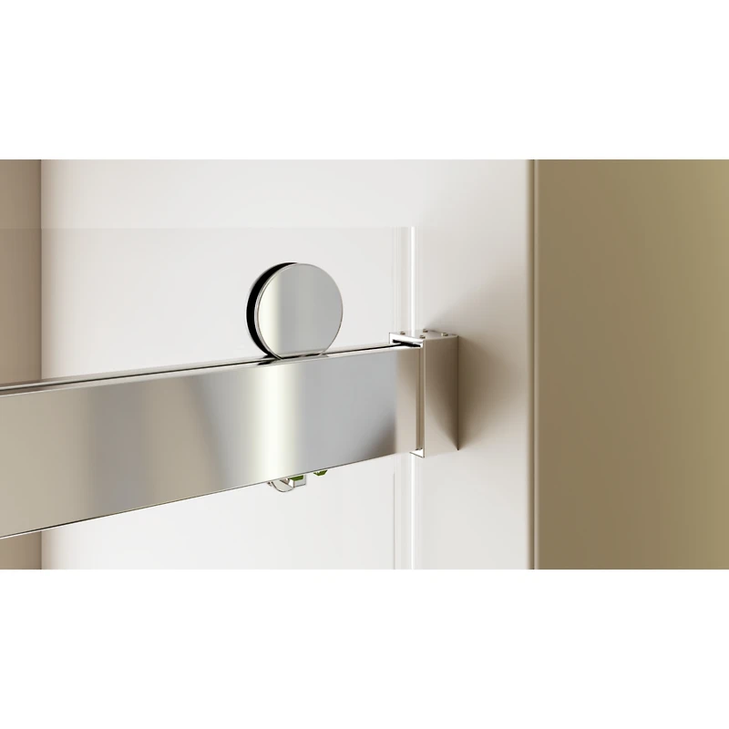 Streamdale Chrome Frameless Sliding Shower Door with Soft-Close