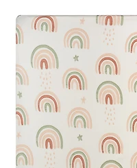 Crane Baby Infants Parker Fitted Rainbow Crib Sheet