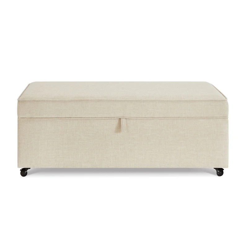 Streamdale Modular Storage Ottoman with Wheels and Large Storage