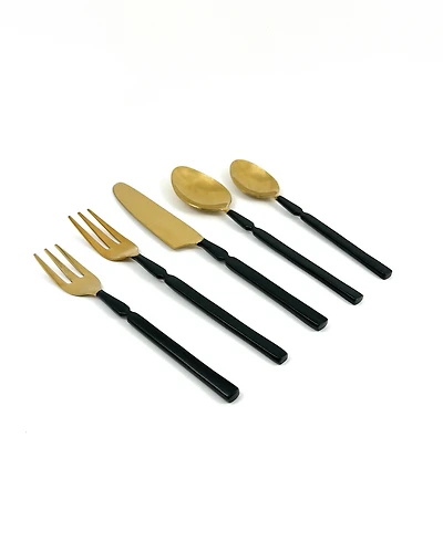 Vibhsa Spade 20-Pc. Flatware Set, Serving for 4