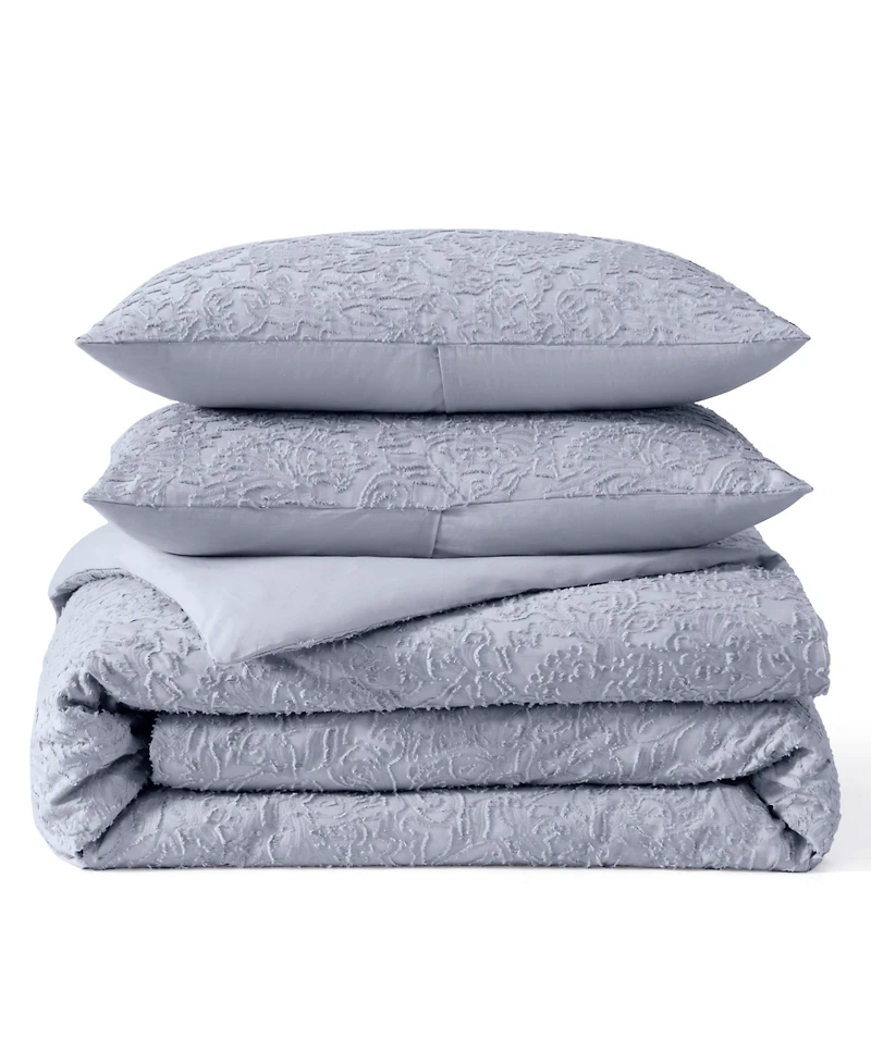 Peri Home Floral Cutwork 3-Pc. Comforter Set, King