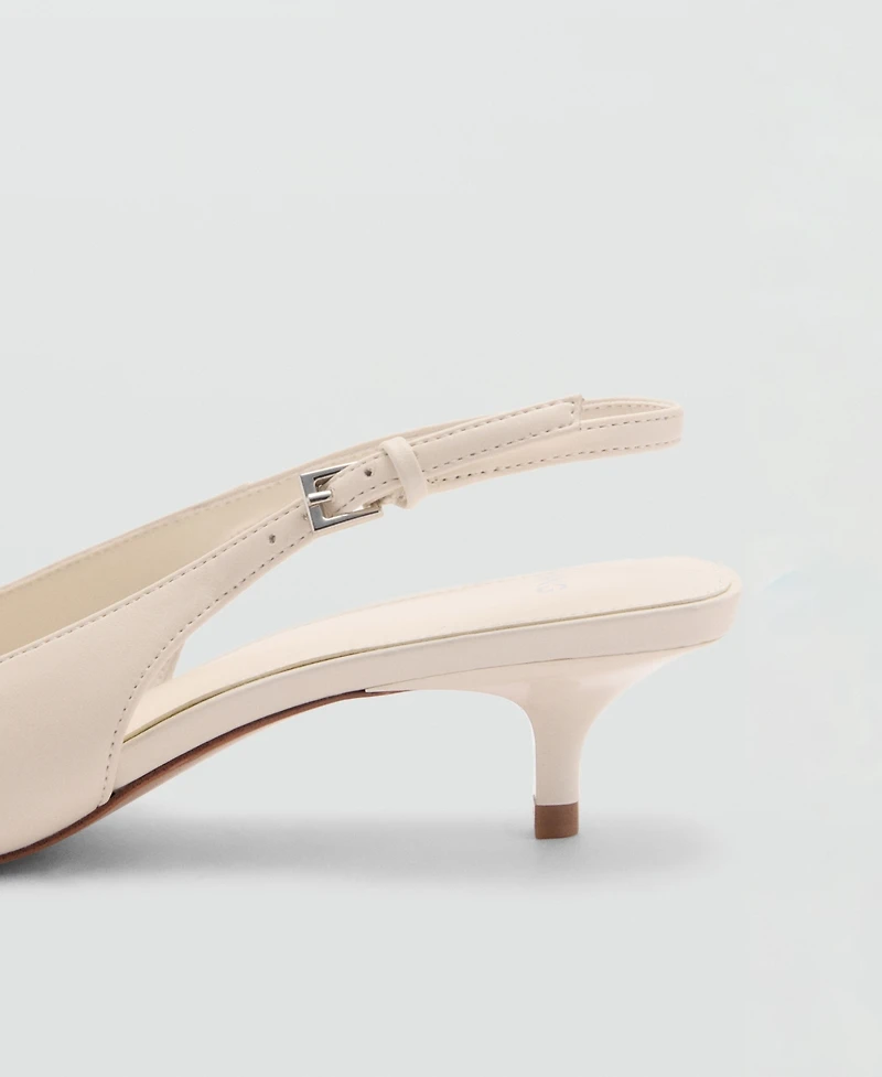 Mango Women's Crystal Sling Back Shoes