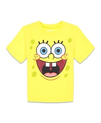 SpongeBob SquarePants Boys Patrick Squidward Rugrats T-Shirt and Mesh Shorts Outfit Set to