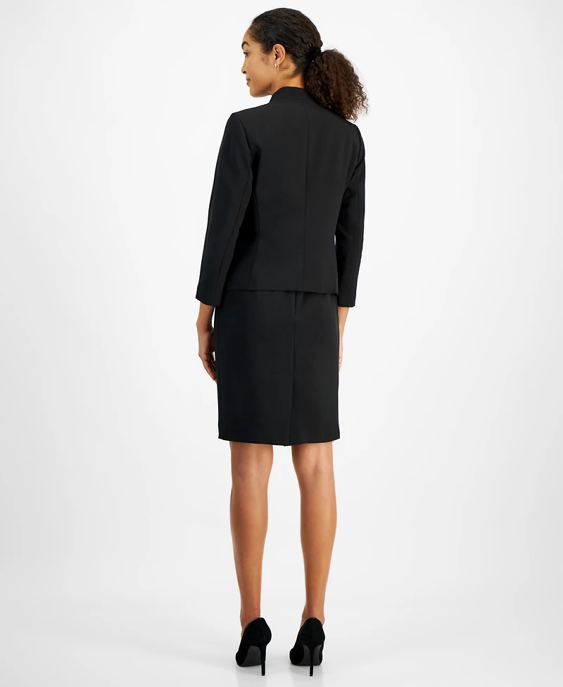 Le Suit Petite Cutout Kissing Jacket & Sheath Dress Suit Regular & Petite Sizes