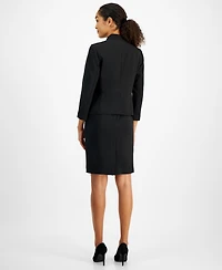 Le Suit Petite Cutout Kissing Jacket & Sheath Dress Suit Regular & Petite Sizes