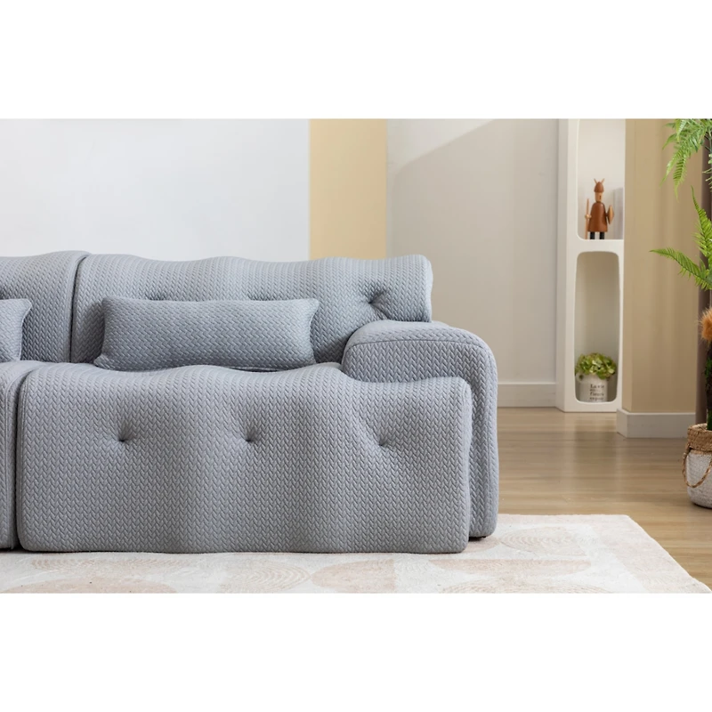 Streamdale Furniture Large Size 2 Seater Sofa, Pure Foam Comfy Sofa Couch, Modern Lounge Sofa for Living Room, Apartment