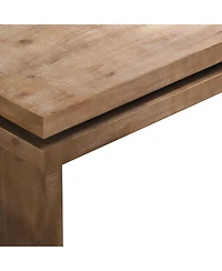 Streamdale Versatile 2-Tier Wood Coffee Table (48"x24"x16")