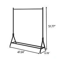 Streamdale Freestanding Garment Rack with Multi-Purpose Hanger