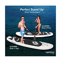 SereneLife Free Flow Stand-Up Paddle-Board (Sup), 10 ft.