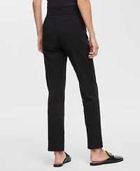 Jm Collection Women's Tummy Control Pull-On Slim-Leg Pants, Exclusively at Macy's