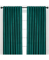 Chanasya Premium Solid Velvet Curtains - Classy and Drapes for Living Room or Bedroom 52" x 84" Blush, 2 Panels