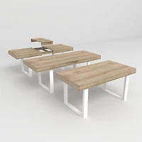 Streamdale Modern Farmhouse Extendable Dining Table