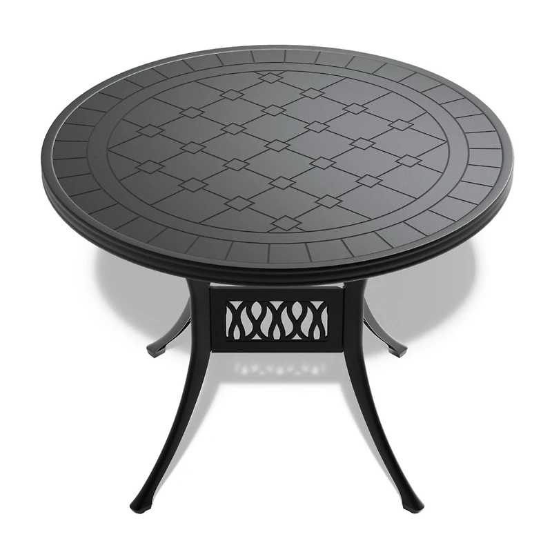 Streamdale 3-Piece Cast Aluminum Patio Set with Cushions